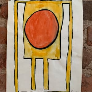 Abstract 1 Orange and Yellow by Michael Knigin