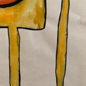 Abstract 1 Orange and Yellow by Michael Knigin 