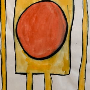 Abstract 1 Orange and Yellow by Michael Knigin 