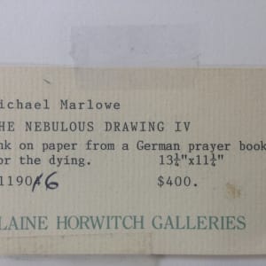 The Nebulous Drawing IV by Michael Marlowe 