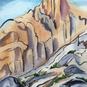 Mountainscape by Thelma Corbin Moody 