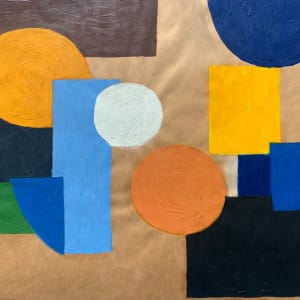 "White Circle Orange Circle" by Martin Rosenthal 