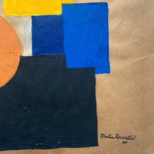 "White Circle Orange Circle" by Martin Rosenthal 