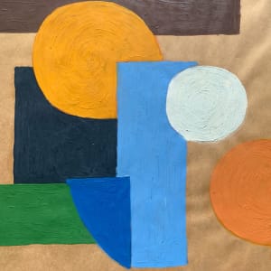 "White Circle Orange Circle" by Martin Rosenthal 