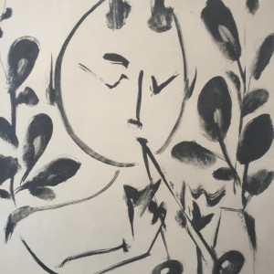 "Faune Aux Branchages" Pablo Picasso Lithograph by Pablo Picasso