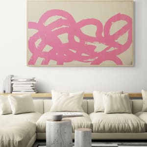 "Pink Abstract" by Sylvia  Rutkoff