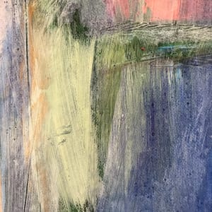 Gold Scribbles by Patricia Zippin 