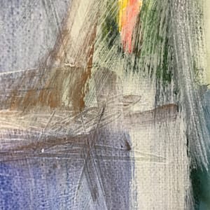 Gold Scribbles by Patricia Zippin 