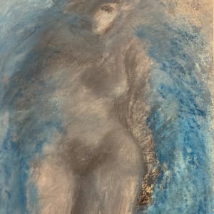"Dreamy Blue Figure" by Patricia Zippin