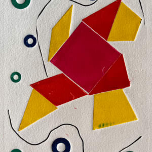 1970s "Jumprope" Relief Print by Unknown 