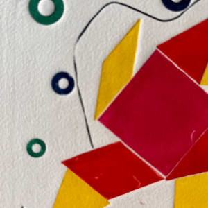 1970s "Jumprope" Relief Print by Unknown 