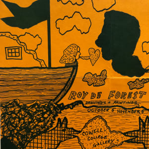Roy De Forest Exhibition Flyer for Cowell College by Roy De Forest 