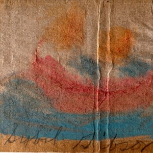 1970s "Boat" Watercolor Painting Sybil Gibson by Sybil Gibson 