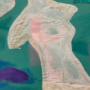 “Green Abstract” by Sylvia  Rutkoff 