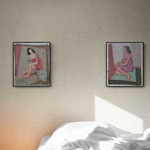 Pink Towel 2 by Jerry & Ruth Opper Estate 