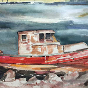 Tug Boat by Thelma Corbin Moody 