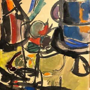 Mid Century Abstract Still Life by Wagner