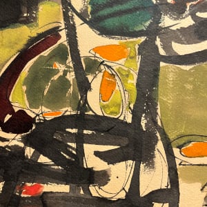 Mid Century Abstract Still Life by Wagner 