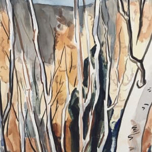 Winter Trees by Thelma Corbin Moody 