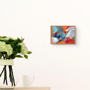 1990 "Bastille Day" Abstract Drawing Acclaimed Illustrator Bill Shields by Bill Shields 