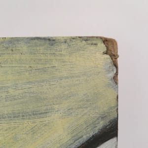 "Yellow & Blue Abstract" 