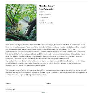 Froschgequake by Tomo  Image: Zertifikat