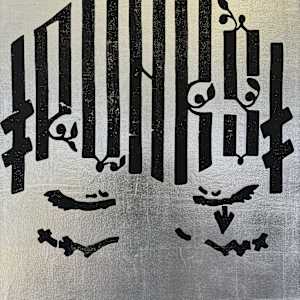 PUNK'S NOT DEAD BALACLAVA (SILVER CANVAS) by STUDIO RIOT 