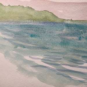 Watercolor: Nice Study, France by Marianne Wilson