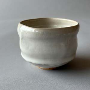 Ceramic Bowl (Matcha Teabowl, thrown and altered) #7-C6 by Marianne Wilson Studio