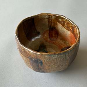 Ceramic Bowl (Matcha Teabowl with Shino Glaze) by Marianne Wilson Studio 