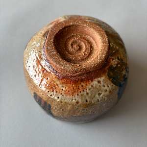 Ceramic Bowl (Matcha Teabowl with Shino Glaze) by Marianne Wilson Studio 