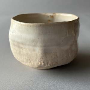 Ceramic Bowl (Matcha Teabowl, thrown and altered) #8-C6 by Marianne Wilson Studio 