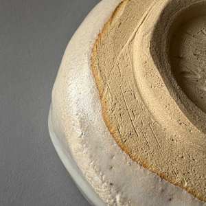 Ceramic Bowl (Matcha Teabowl, thrown and altered) #8-C6 by Marianne Wilson Studio 
