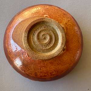 Ceramic Bowl (Matcha Teabowl with Granite Shino Glaze) by Marianne Wilson Studio 
