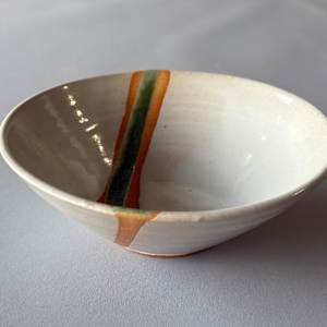 Ceramic Bowl, Set of 4 Striped bowls by Marianne Wilson 