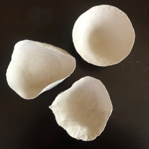 Porcelain Pinch Pots by Marianne Wilson 