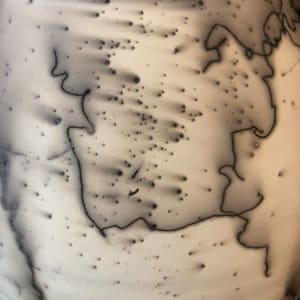 Vessel: White Terra Sigillata and Horsehair NFV-3 by Marianne Wilson Studio 