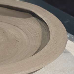 Shallow dish/wide, altered rim by Marianne Wilson Studio 