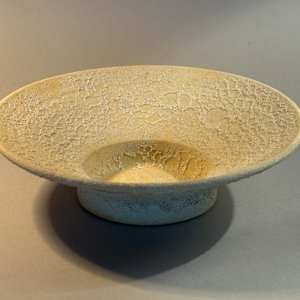 Shallow Ikebana Vase Moss Bowl 1 by Marianne Wilson Studio, Image 1.