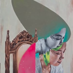 To sit under my sitting self by Densen Almeda