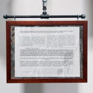 04. Structural Damage by Shelby Head  Image: Back of frame: In Recent Years, 10.5x 14”