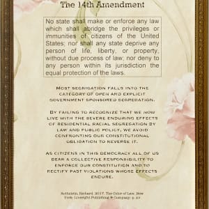 Dark Wall by Shelby Head  Image: 14th Amendment, 8"x 10"