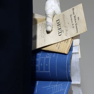 05. Beyond the Whitewash Exhibition July 7, 2023 by Shelby Head  Image: Detail, Papered Over