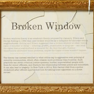Broken Window by Shelby Head  Image: Title frame