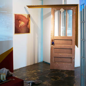 05. Beyond the Whitewash Exhibition July 7, 2023 by Shelby Head  Image: Psychological Furniture for Black Folk, installation, Marlon Hall