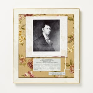 Dark Wall by Shelby Head  Image: Back of Jim Crow Rule frame