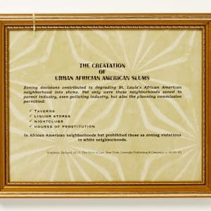 Dark Wall by Shelby Head  Image: The Creation of African American Slums, 10.5x12