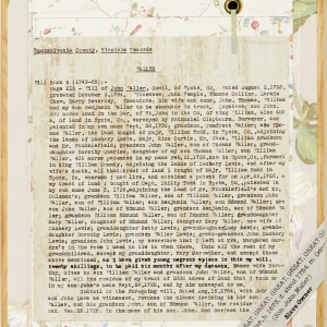 Dark Wall by Shelby Head  Image: Back of Voting Rights frame frame