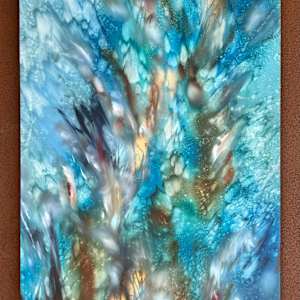 Blue Drops by Khrystyna Kozyuk 