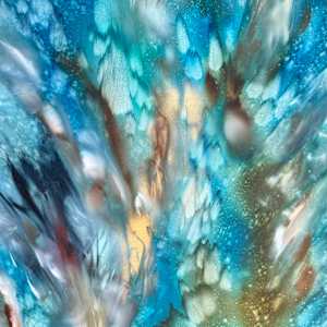 Blue Drops by Khrystyna Kozyuk 